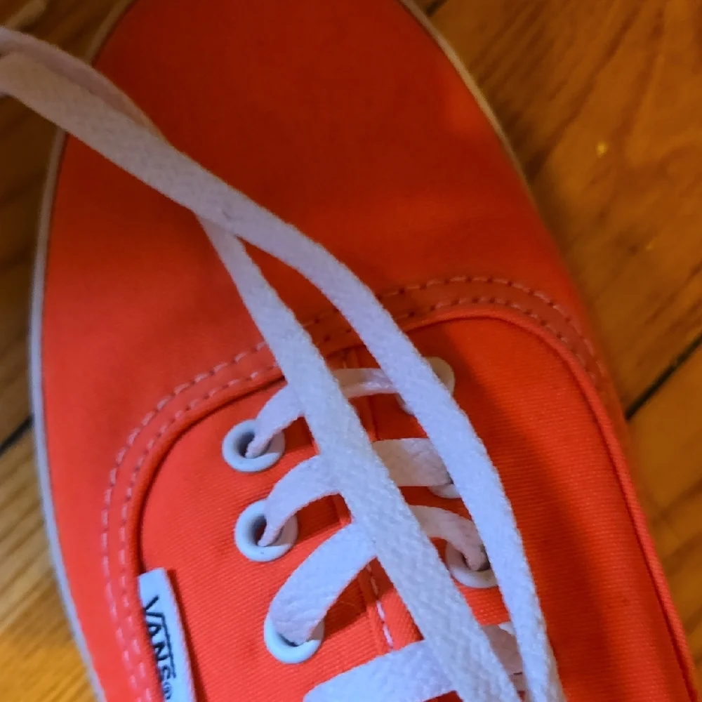 Vans Pink and White Canvas Sneakers - Picture 4 of 4